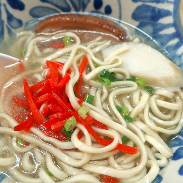 紅生姜とネギを入れて