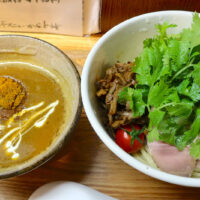 那覇・真嘉比「ラーメン 志のわ」で限定・スパイスと煮干の咖喱つけ麺