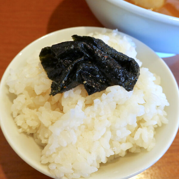 ラーメンライスの美味しさよ