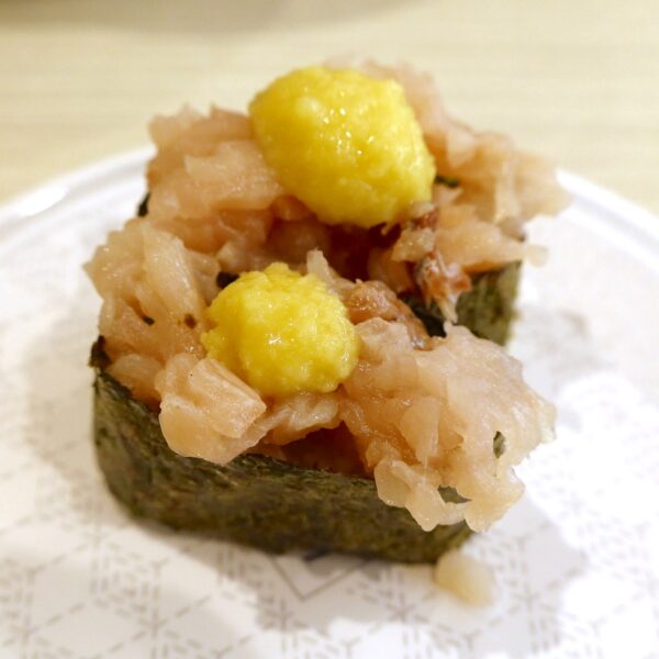 真あじ軍艦（100円）