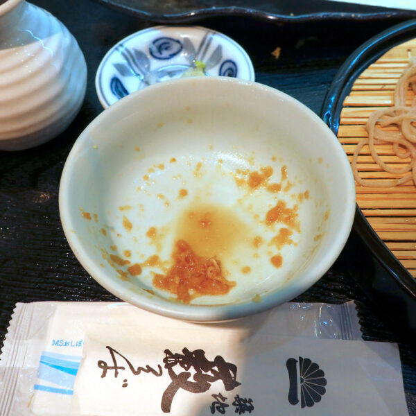 そば猪口が一緒なので…