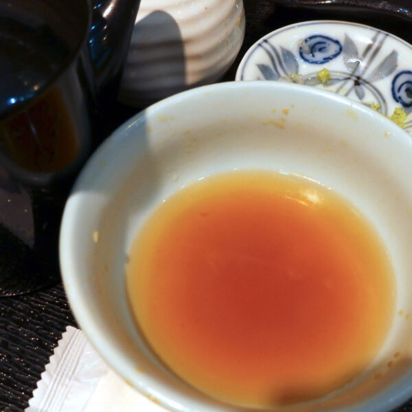 蕎麦湯はサラサラクリアタイプ