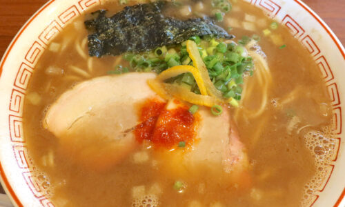 リニューアルオープンした「らあめん花月嵐」で期間限定メニュー・煮干し中華そば 旨NIBO