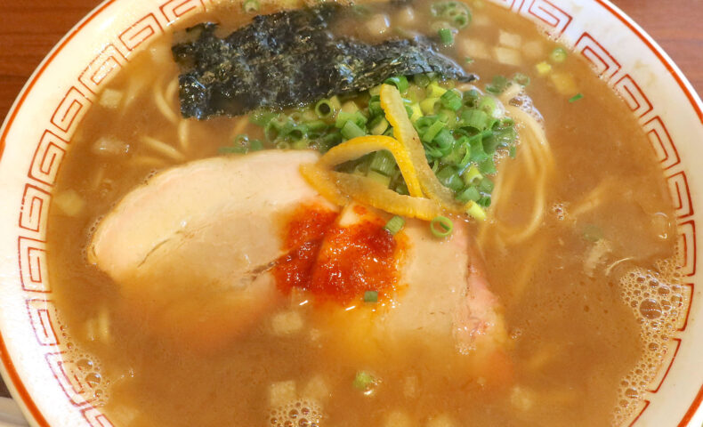 リニューアルオープンした「らあめん花月嵐」で期間限定メニュー・煮干し中華そば 旨NIBO