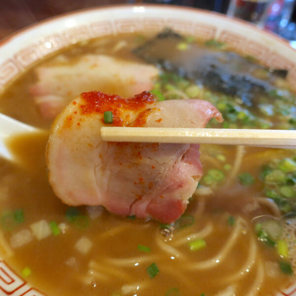 肉感のあるチャーシュー