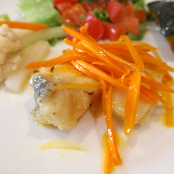 koba's で加熱された魚は珍しい