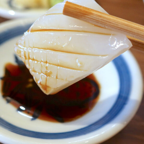 歯ごたえのあるイカ