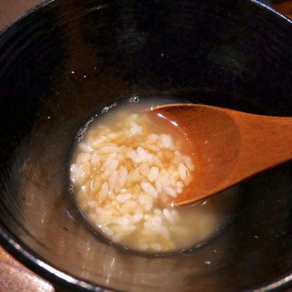 出汁とご飯も美味しい