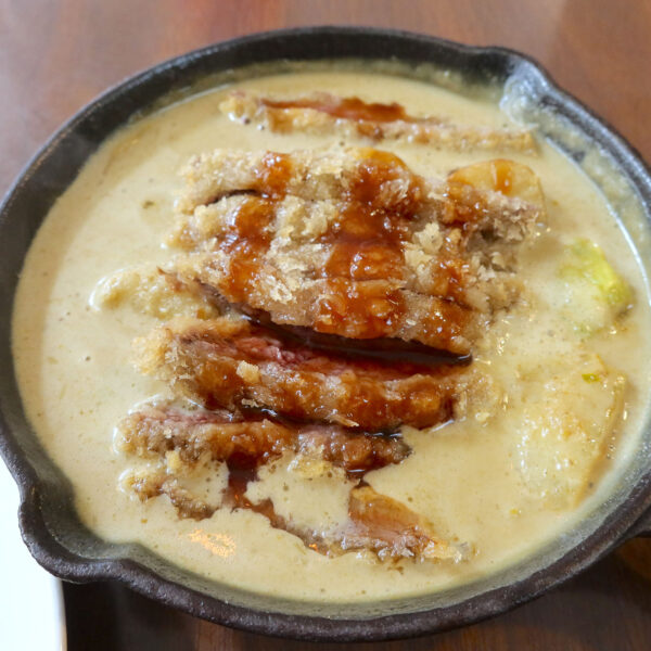 グリーンカレー+馬カツ