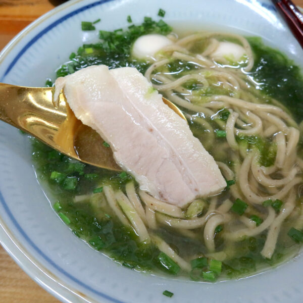 あっさり味の三枚肉