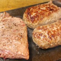 那覇・松山「やっぱりステーキ 2nd」でサガリステーキ 100g＆やっぱりバーグ 200g