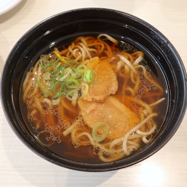 鴨そば（360円）