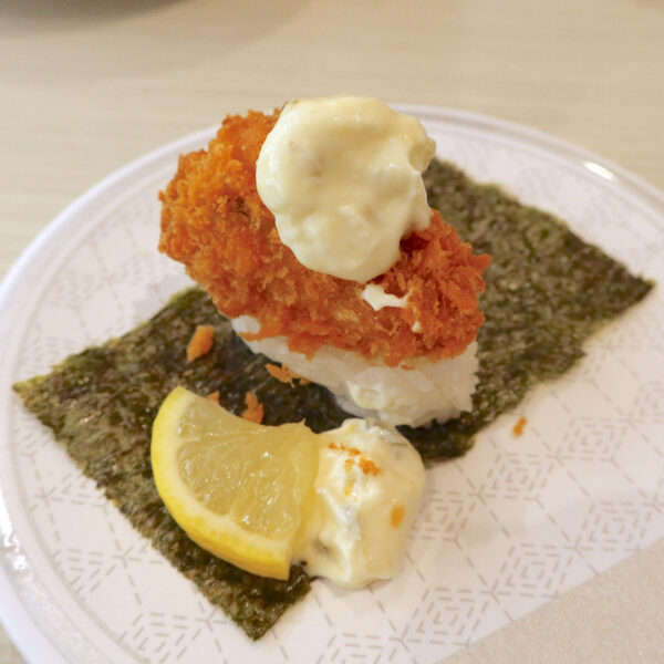 広島県産牡蠣のカキフライつつみ（100円）