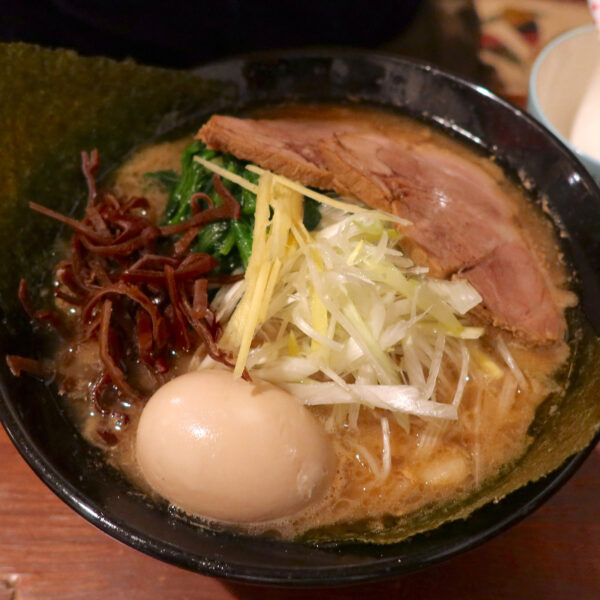 キジトラジンジャー（1,100円）＋味玉（150円）