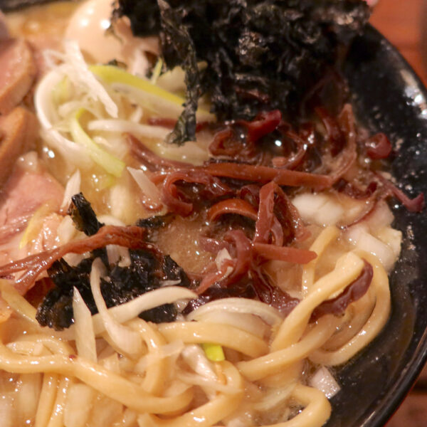 きくらげの食感、海苔の香り