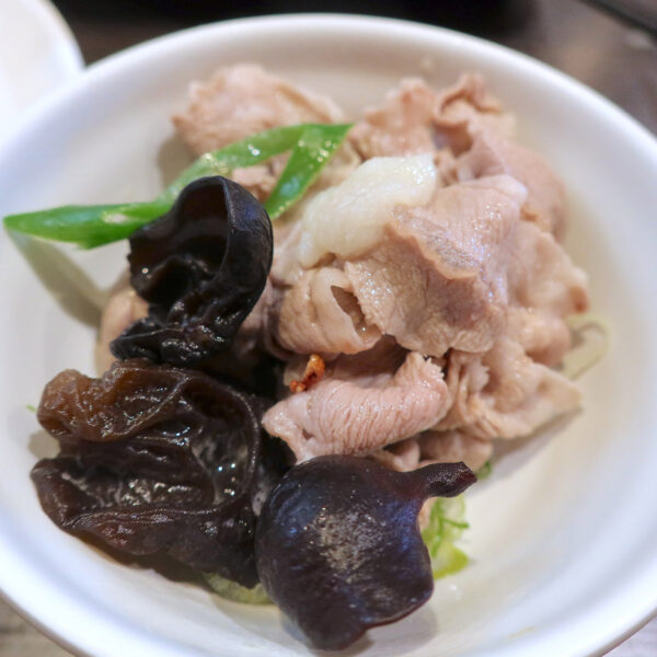 きくらげの食感がいい！