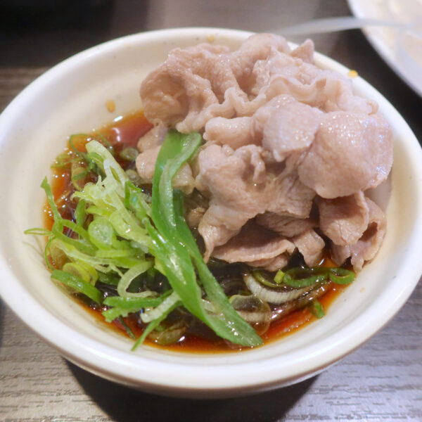 ニンニクネギポン酢で