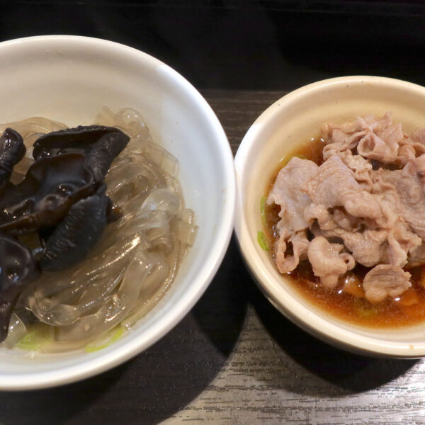 タンミョンとラムしゃぶ