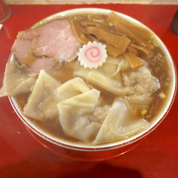 肉煮干しワンタン麺 手揉み麺指定（1,000円）