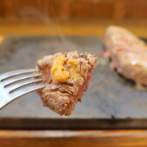 にんにく味噌で