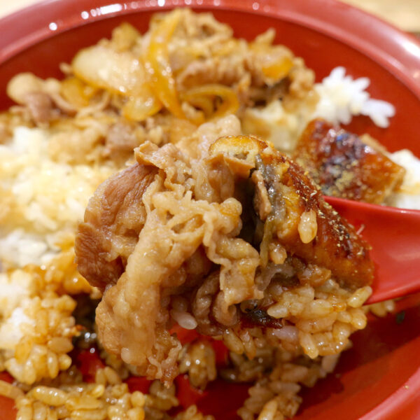 牛肉と食べてみる