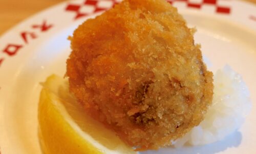 「スシロー」で人生で初めて食べたまるごとアワビのフライにぎり