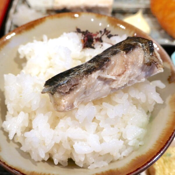 箸で楽に取れる鯖