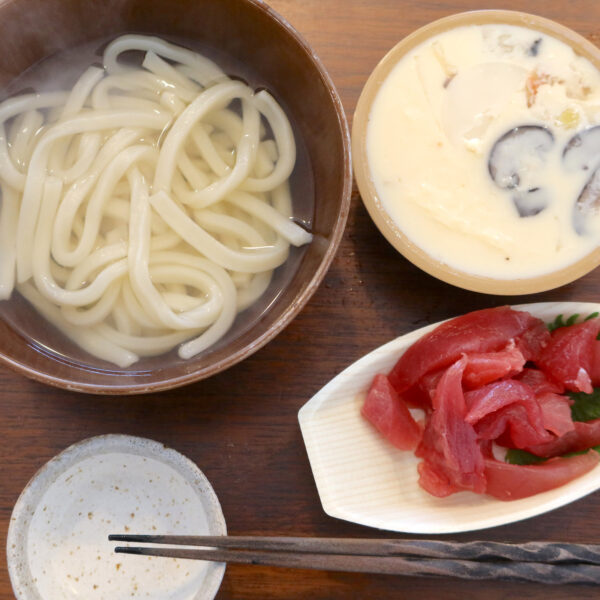 自宅でシンプルなランチ