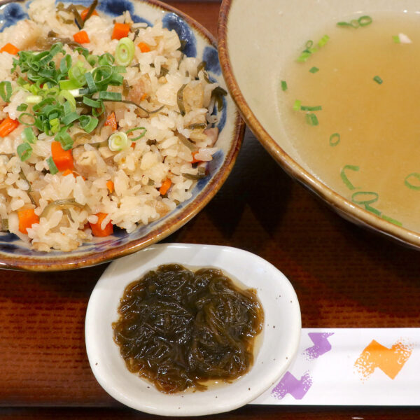 もずくからのじゅーしー