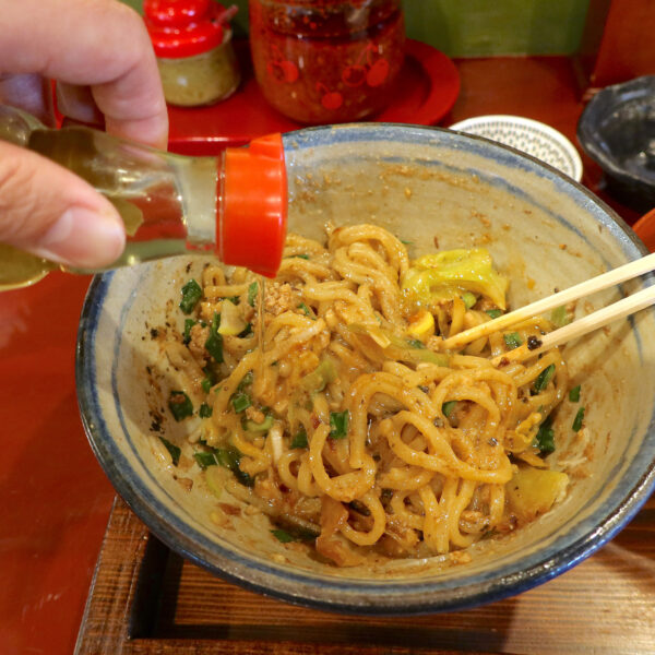 辛くしないでお酢