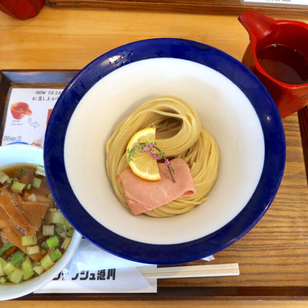 昆布水つけ麺 醤油 肉盛り(1,200円)