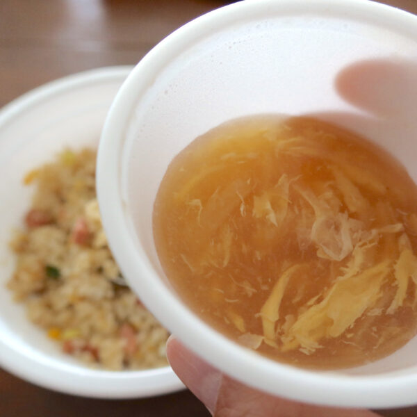 味の濃さをスープでうめる