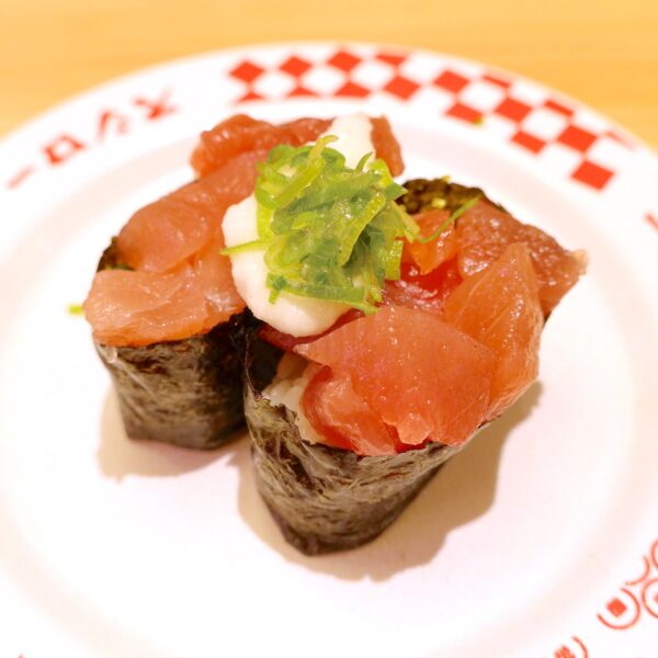 まぐろ山かけ軍艦（120円）