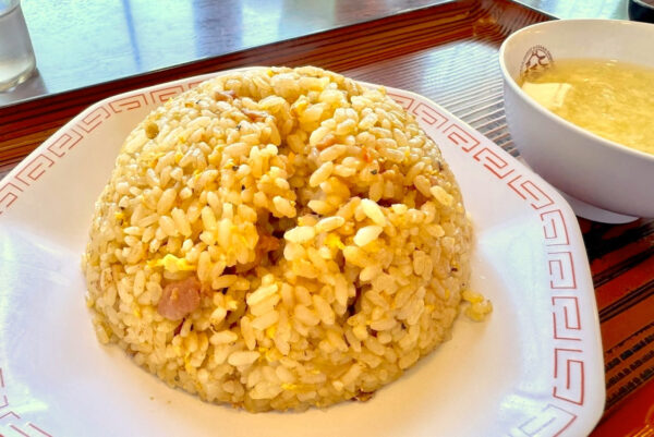 ショッピングセンターでの買い物ついでに「大阪王将」でガーリック炒飯