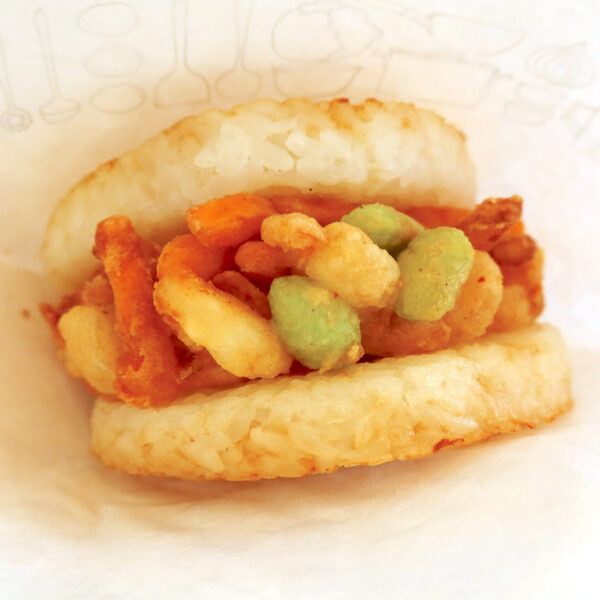 ライスバーガー 海鮮かき揚げ(460円)