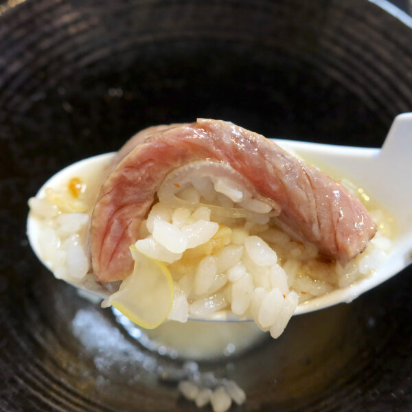 絶妙な厚さのお肉