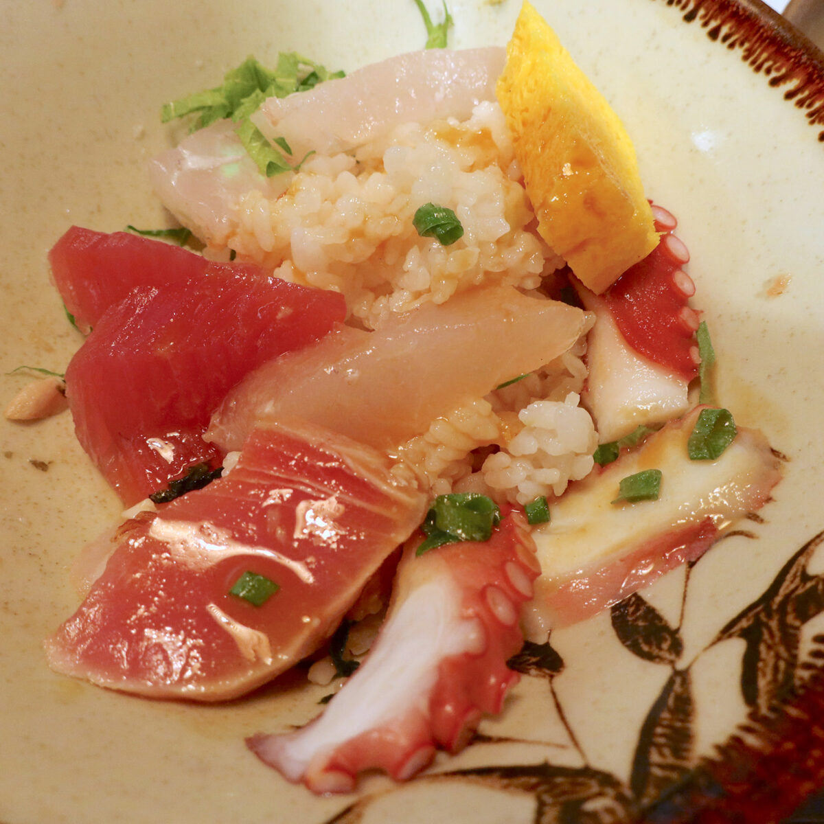 最後は醤油をかけちゃって