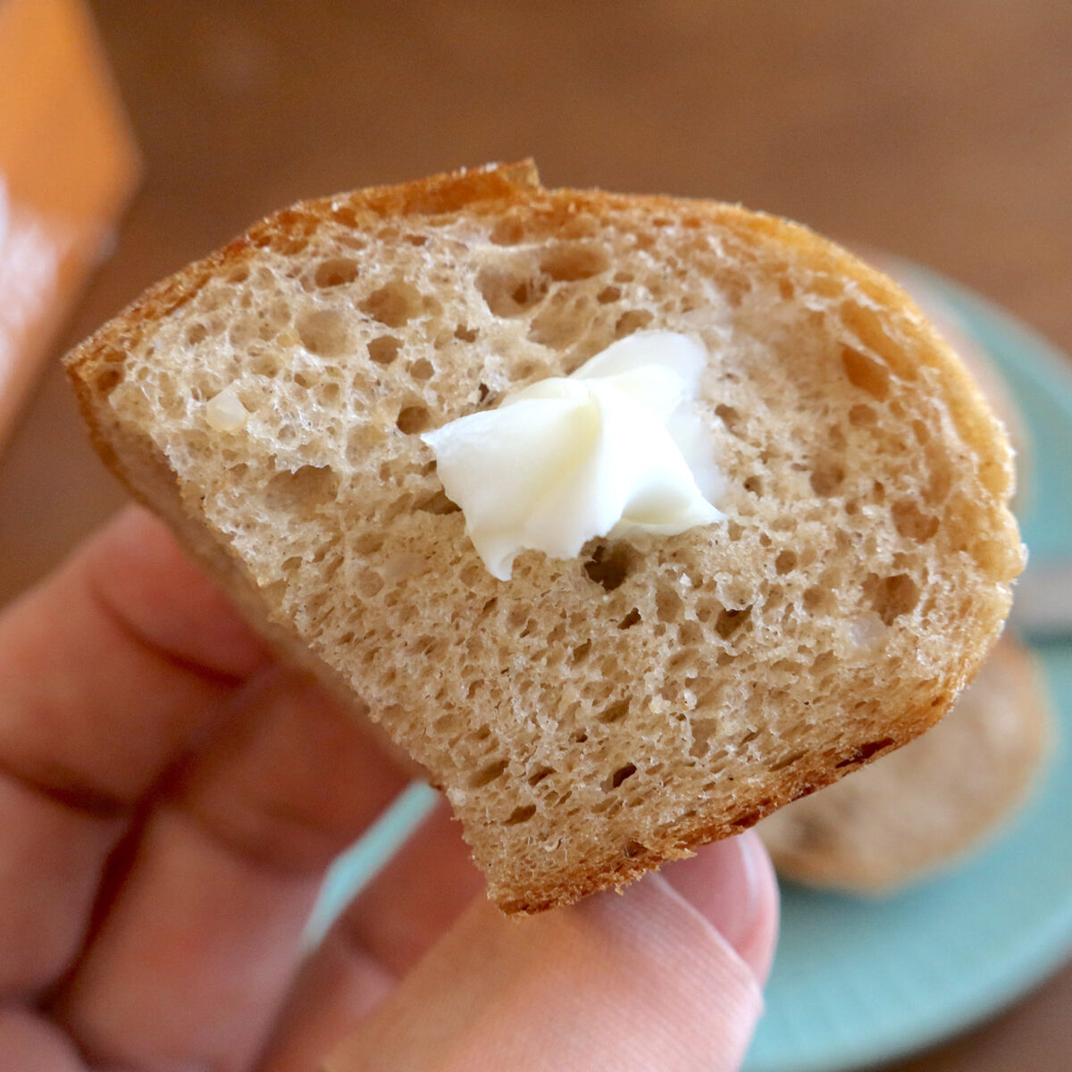 バターをつけてもうまい