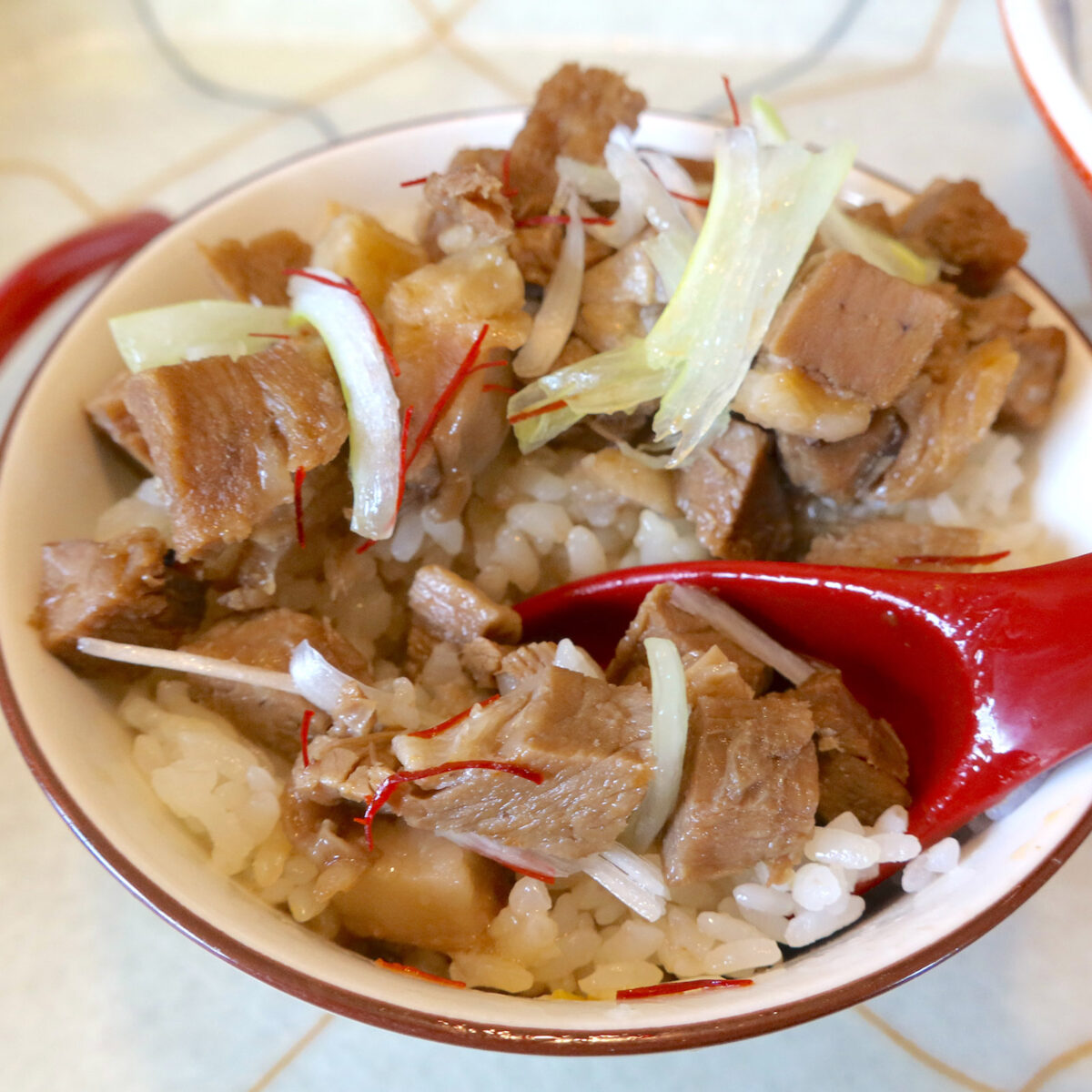 ちょい魯肉飯は少し変わった？