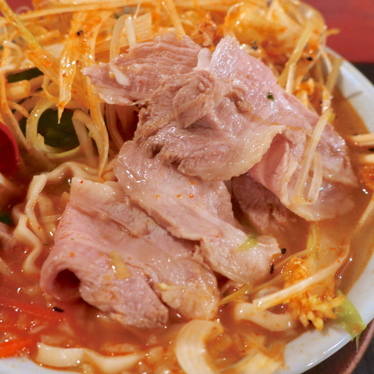 肩ロースは甘い味付け