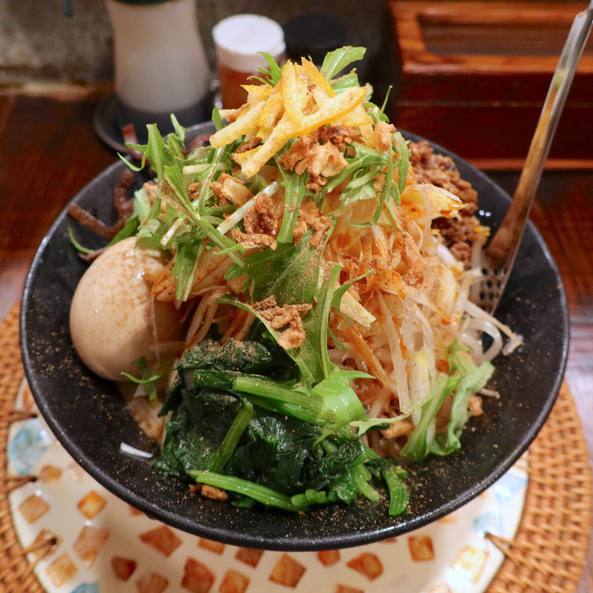 赤猫の冷やし担々麺（1,100円）