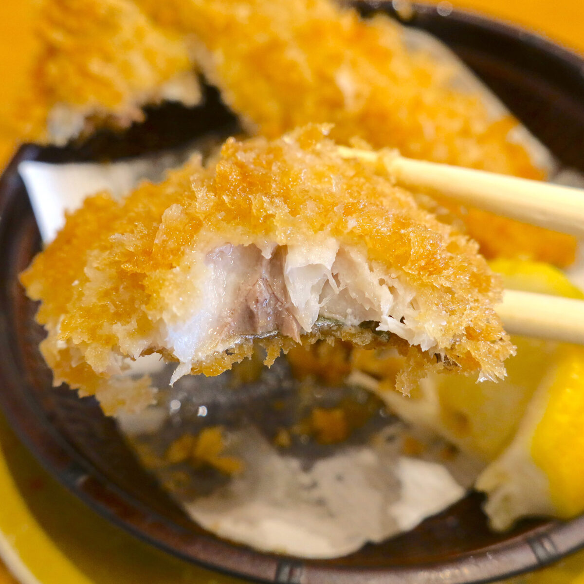 ふっくらおいしいアジフライ