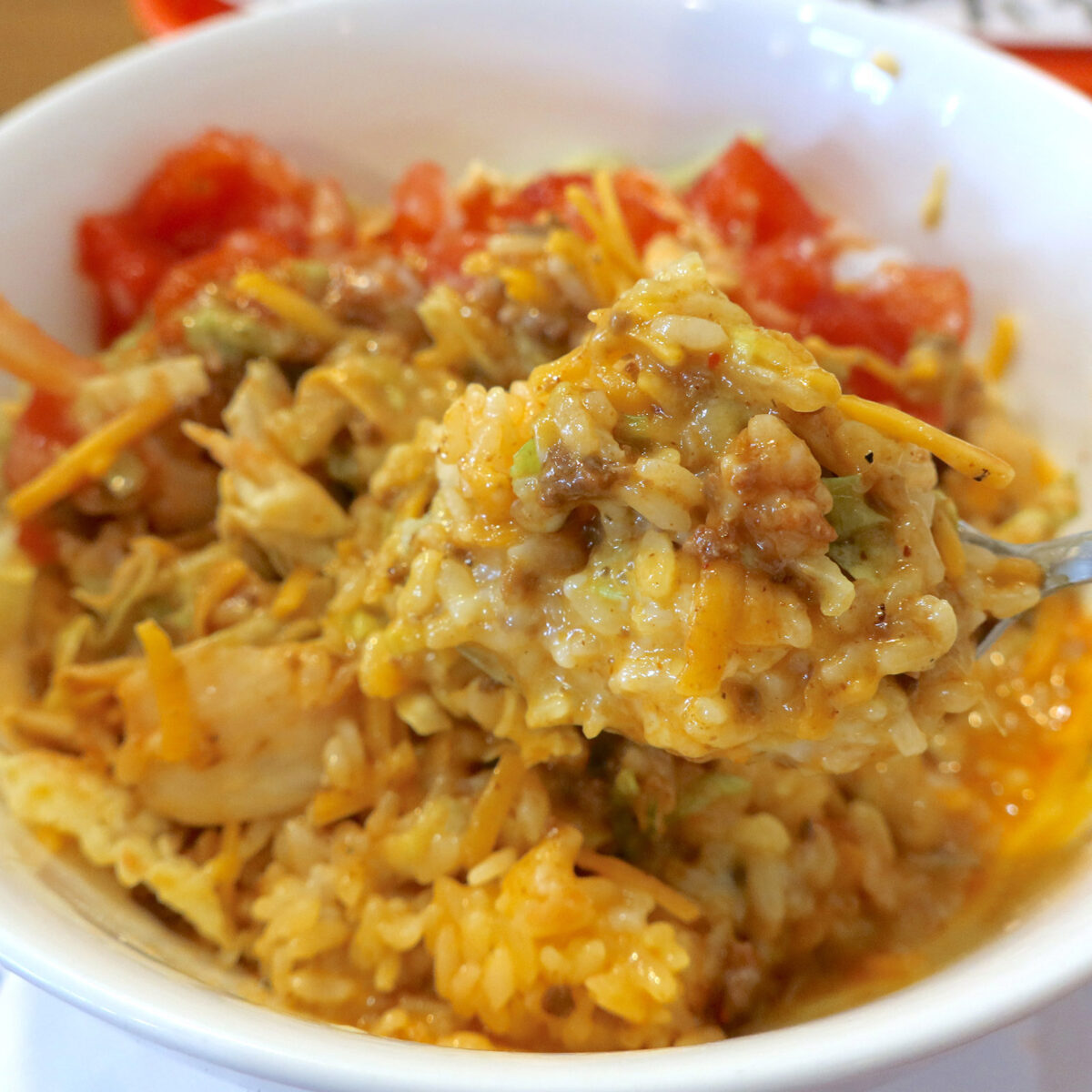 玉子かけタコライス的な