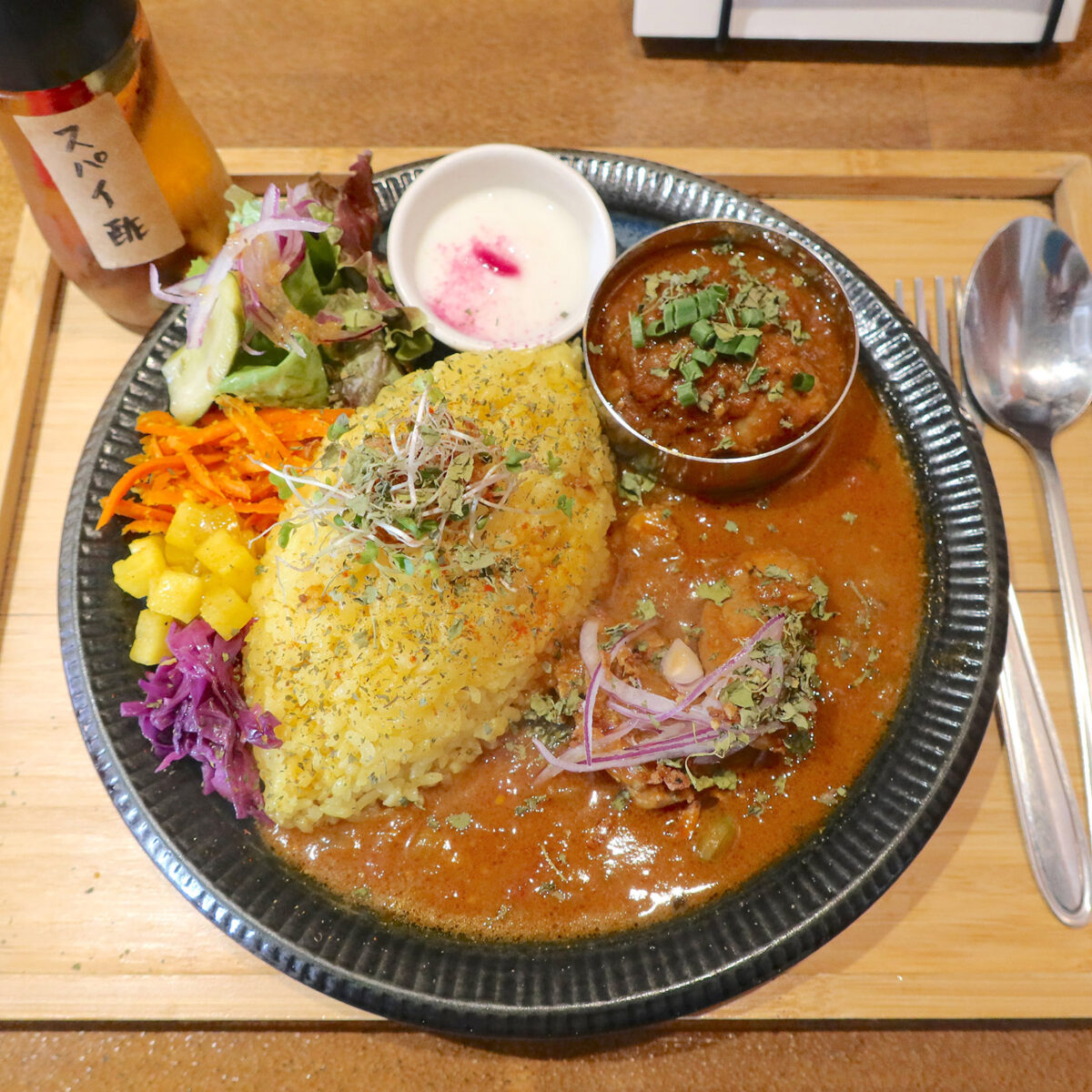 2種盛 Wスパイスプレート(1,600円)