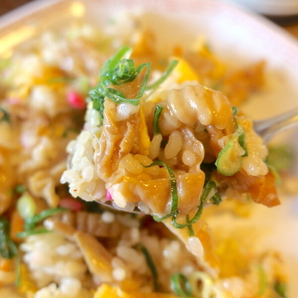 ホルモンチャーハン、うまい！