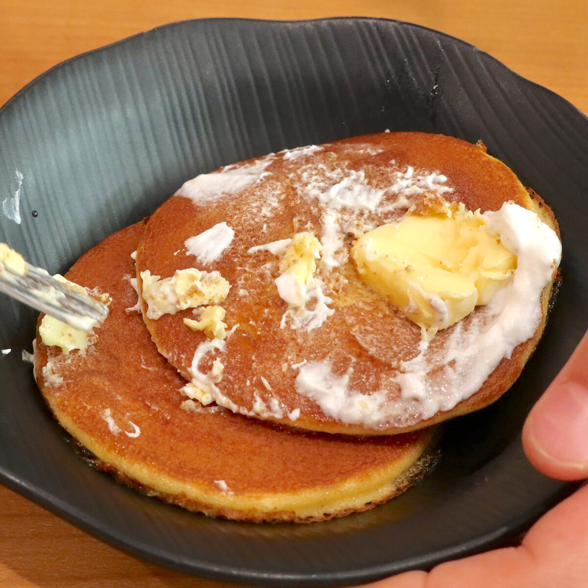 バターが硬すぎる