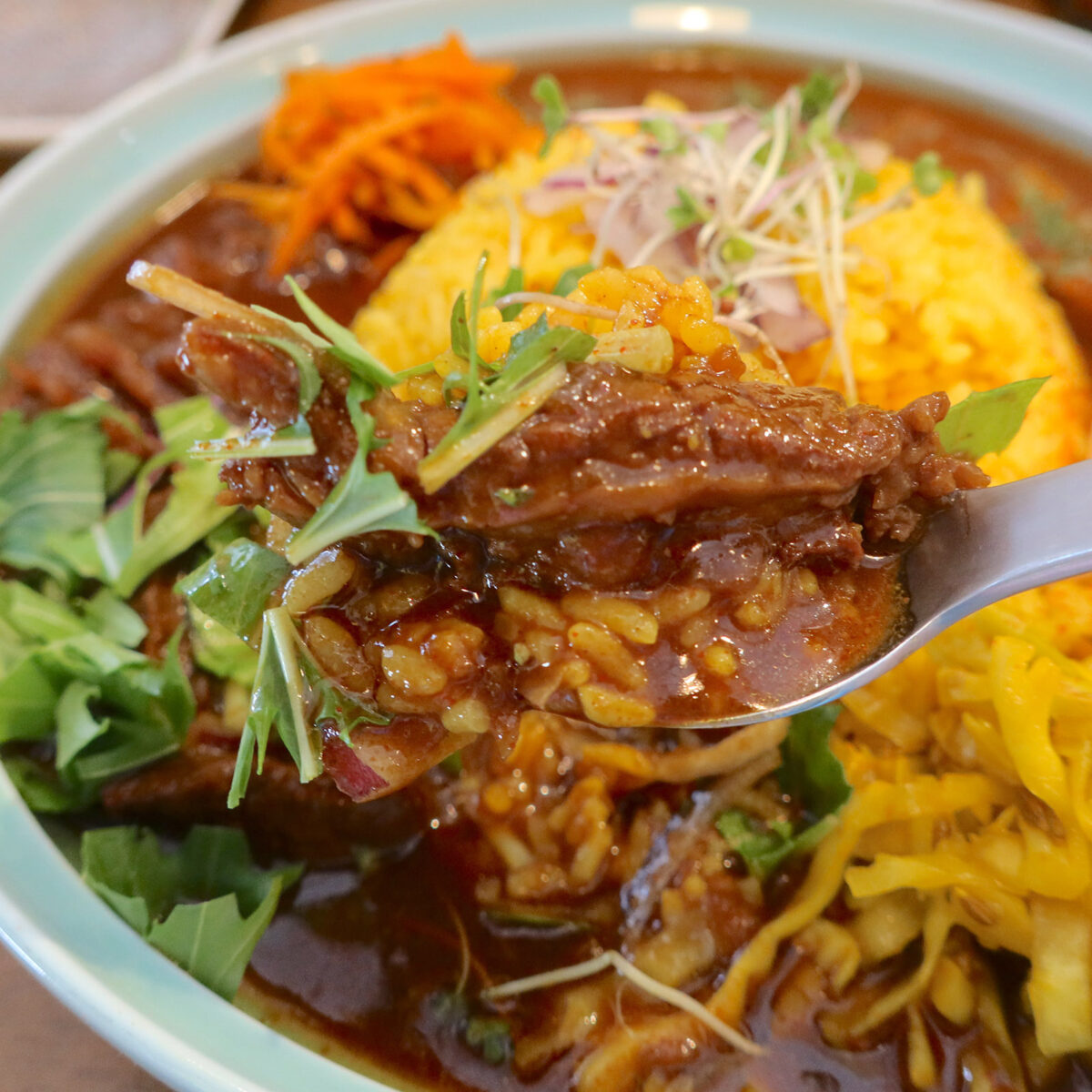 こってりしつつもスパイス感がすごい!