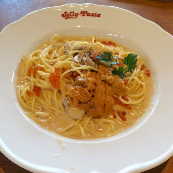 ウニのクリームソース（1,490円）＋大盛り（230円）