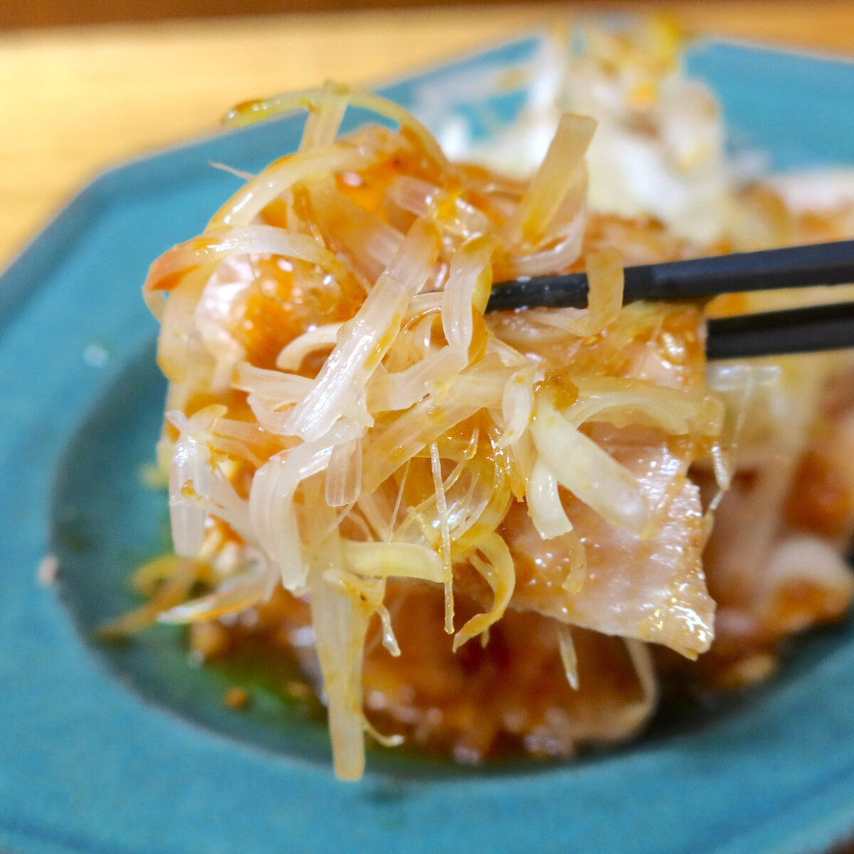 最近、ネギをたくさん食べている