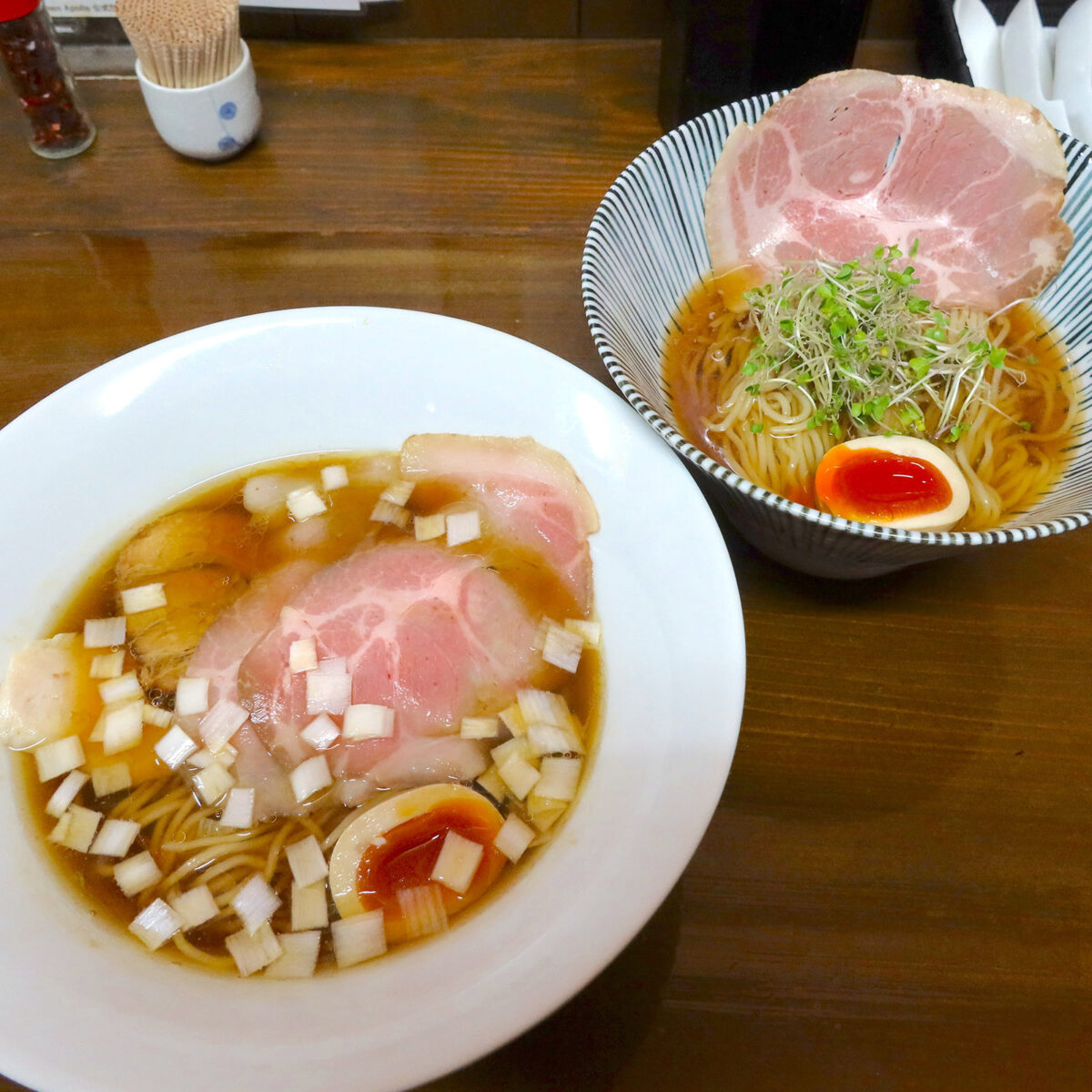 陰陽（1,800円）＋チャーシュー増し（300円）